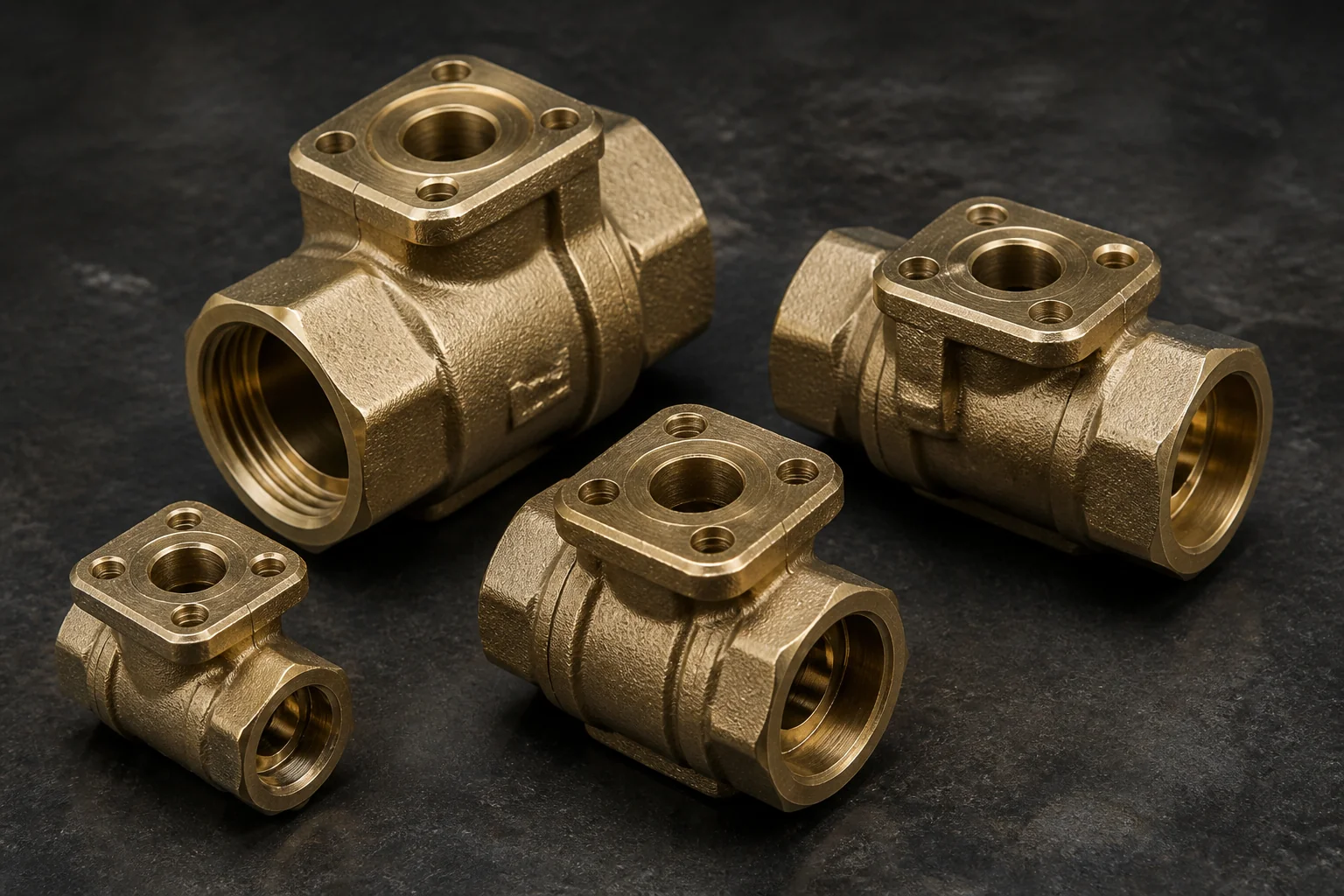 Industrial brass components related to Brass Ball Valves Manufacturer: Bodies, Stems and Specs That Belong on the RFQ