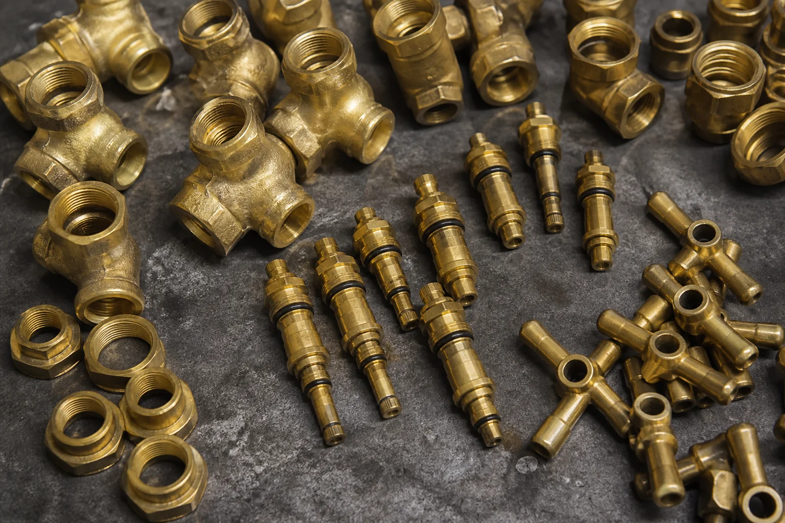 Brass bibcock bodies and tap components for bulk OEM supply