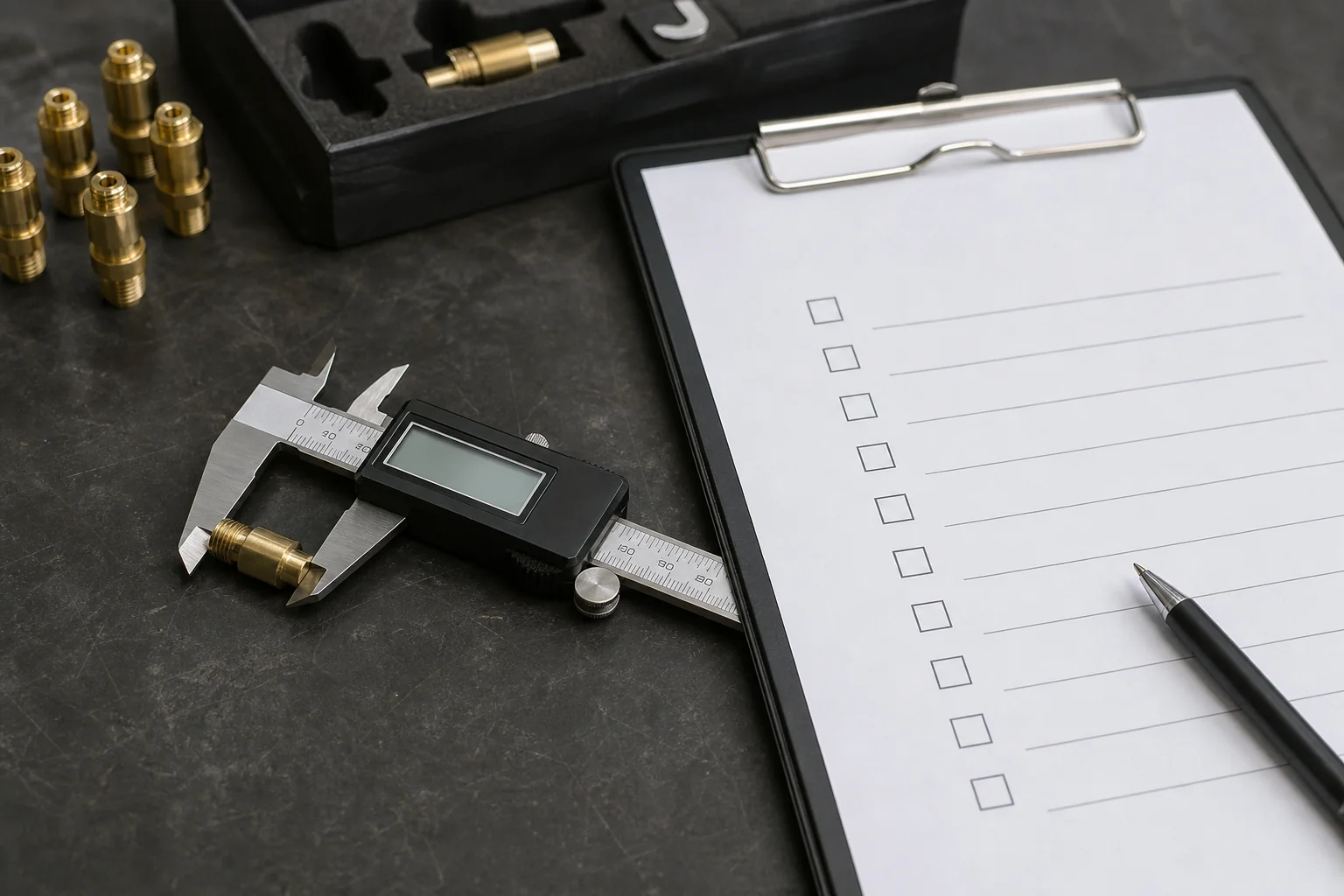 Workshop detail supporting the How to Get an Accurate Brass Parts Quote: Drawing Checklist buying guide