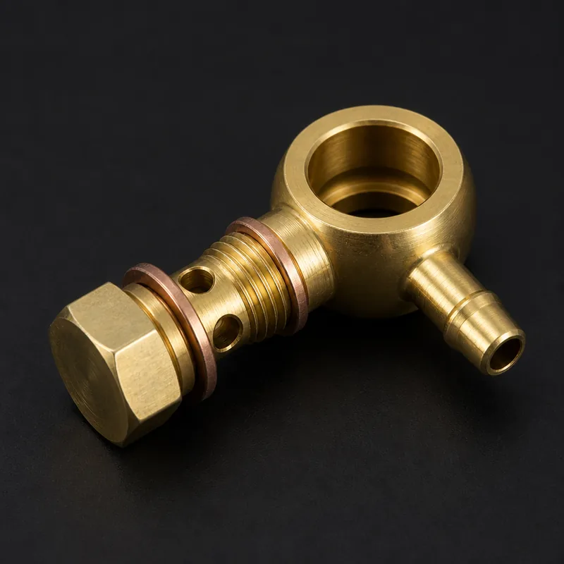 Brass Fuel Fitting / Banjo