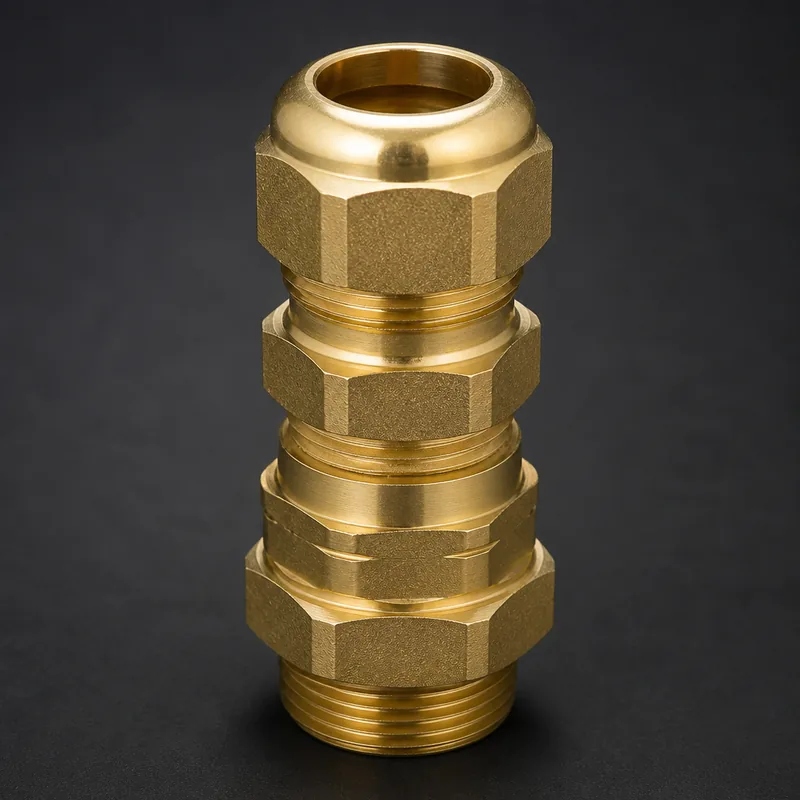 Brass Double Compression Cable Gland
