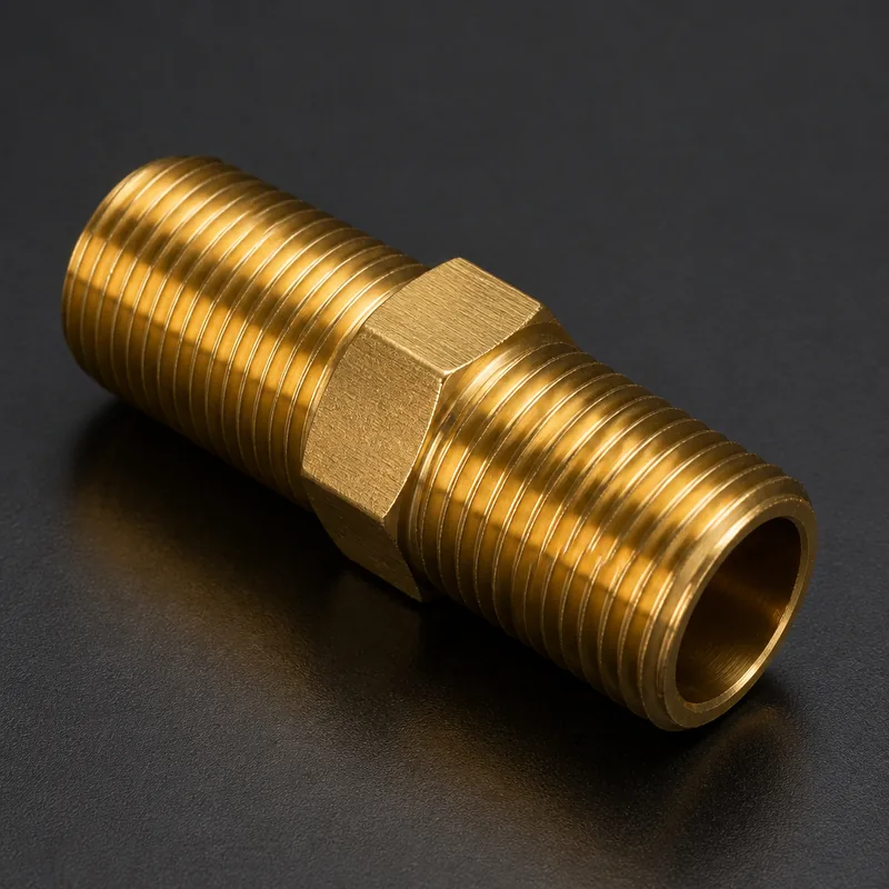 Brass Male Bush (Long)