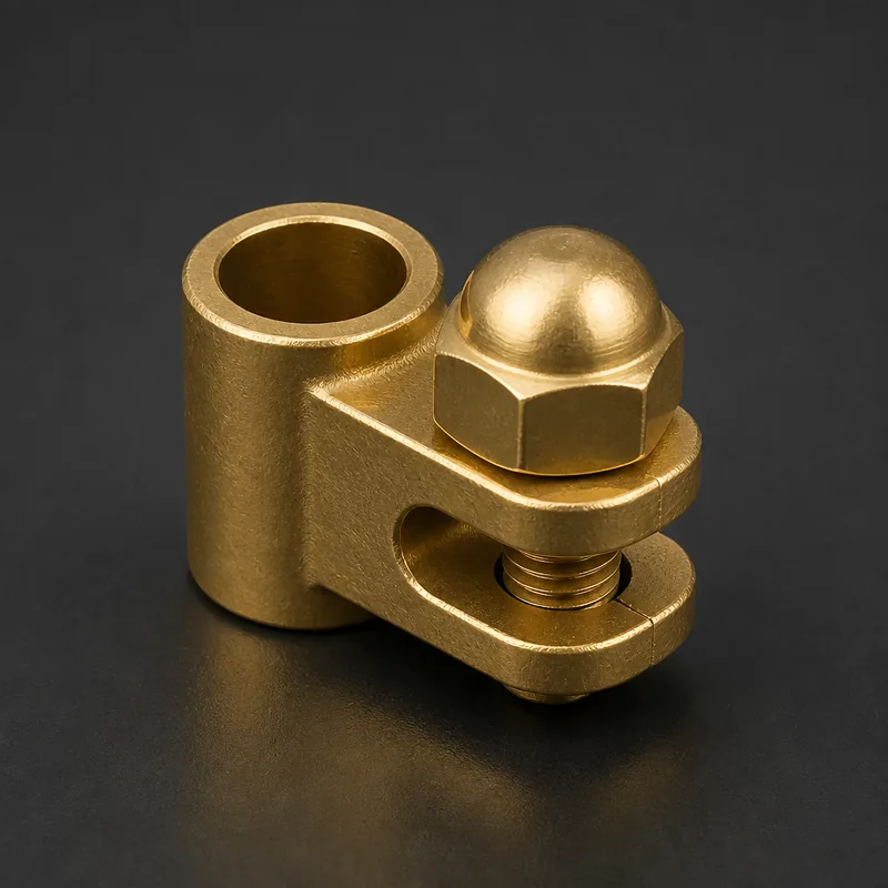 Brass Grounding Connector Clamp