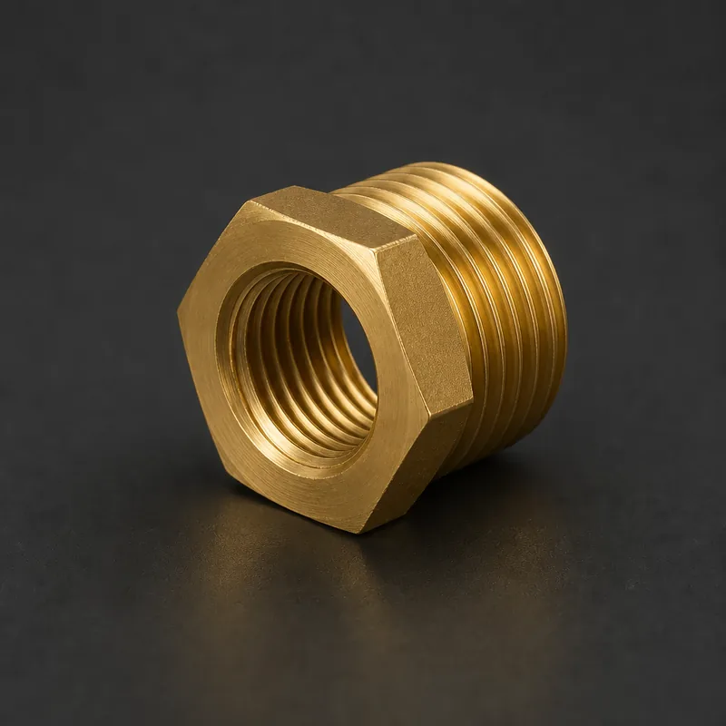 Brass Bushing (Hex Reducer) — view 1