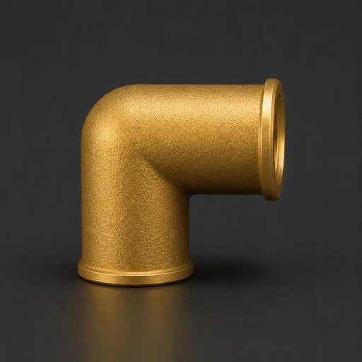 Brass Elbow (90°) — view 3