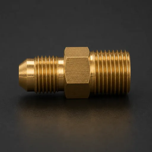 Brass Flare Adapter (Plumbing) — view 2