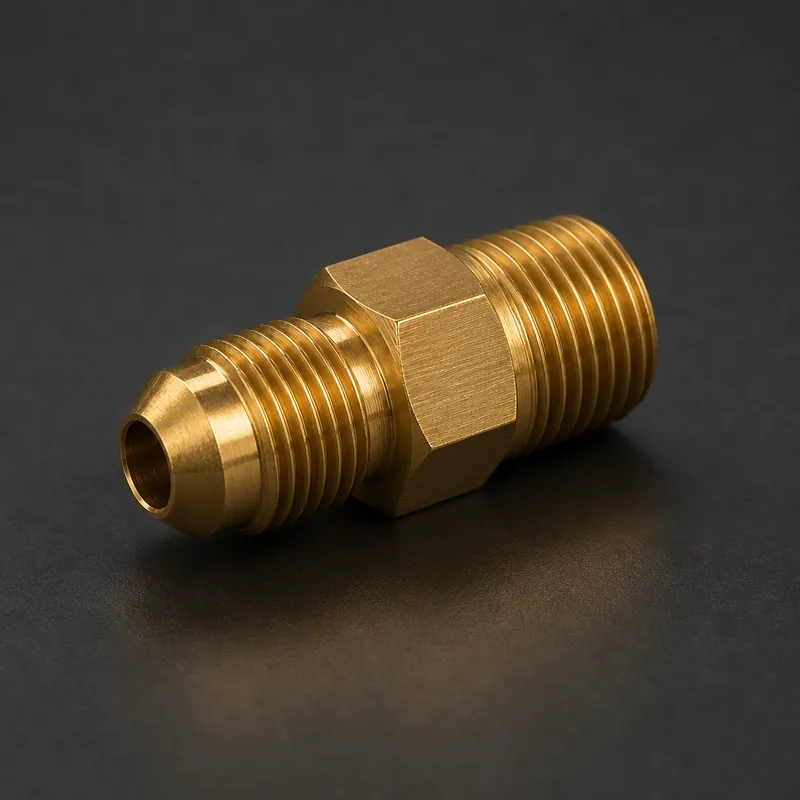 Brass Flare Adapter (Plumbing) — view 1