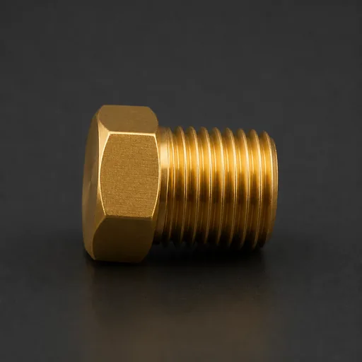 Brass Plug (Hex / Square) — view 2