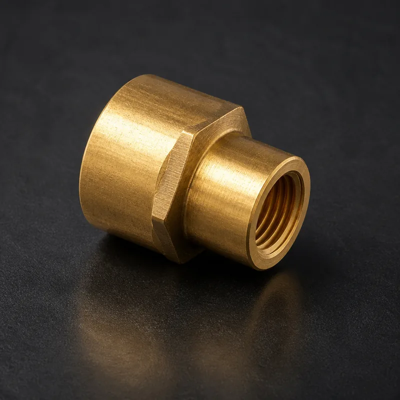 Brass Reducing Coupling — view 1