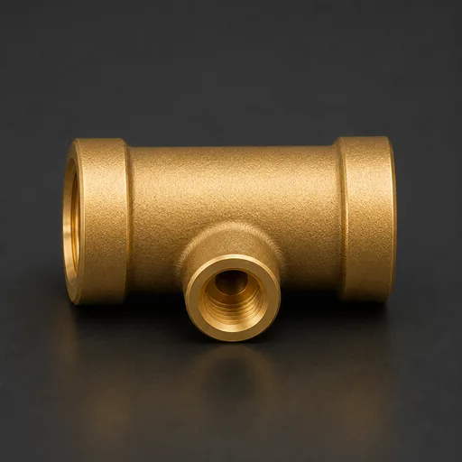 Brass Reducing Tee — view 2