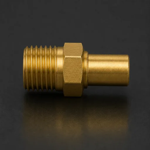 Brass RO Connector / Nipple — view 2