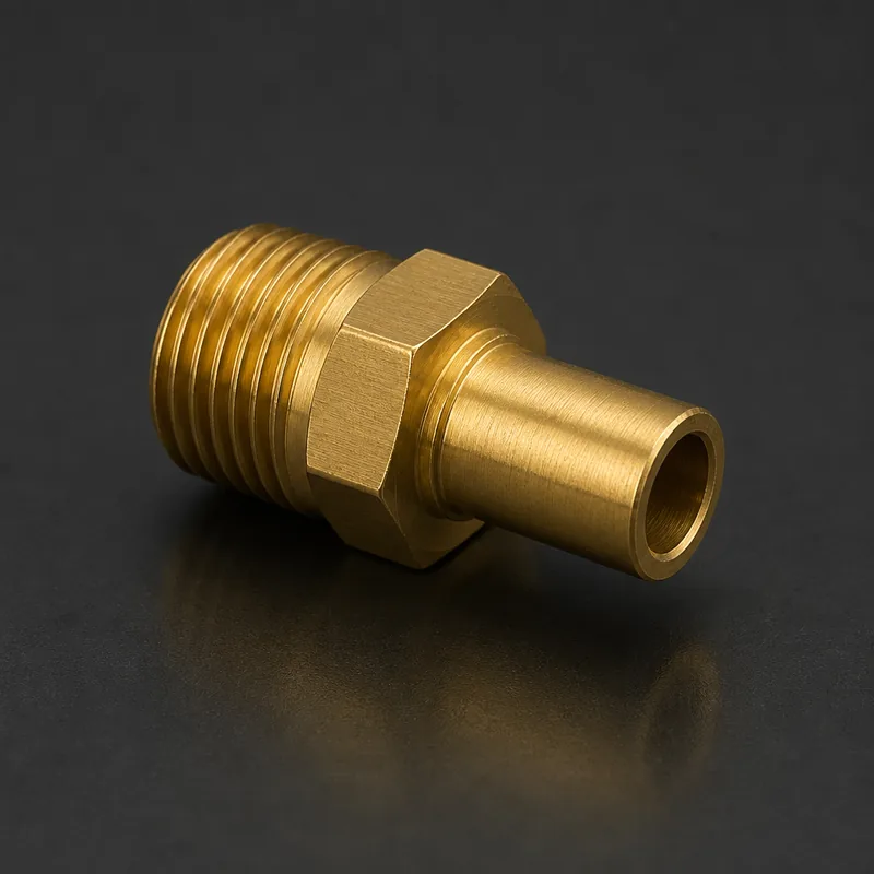 Brass RO Connector / Nipple — view 1