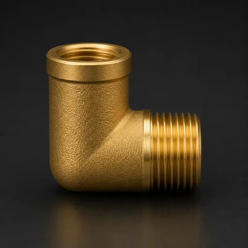 Brass Street Elbow — view 3
