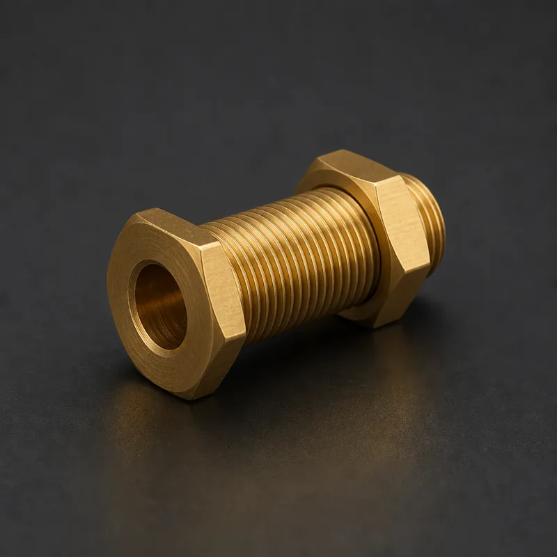 Brass Tank Connector — view 1