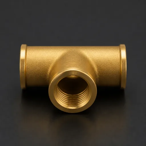 Brass Tee — view 2