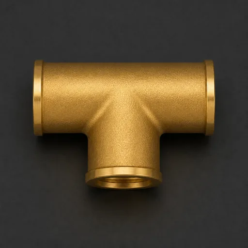 Brass Tee — view 3