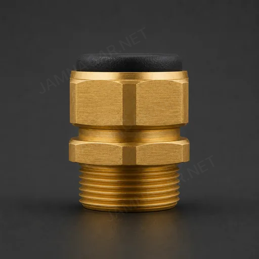 Brass TRS Cable Gland — view 2