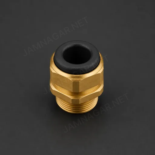 Brass TRS Cable Gland — view 3