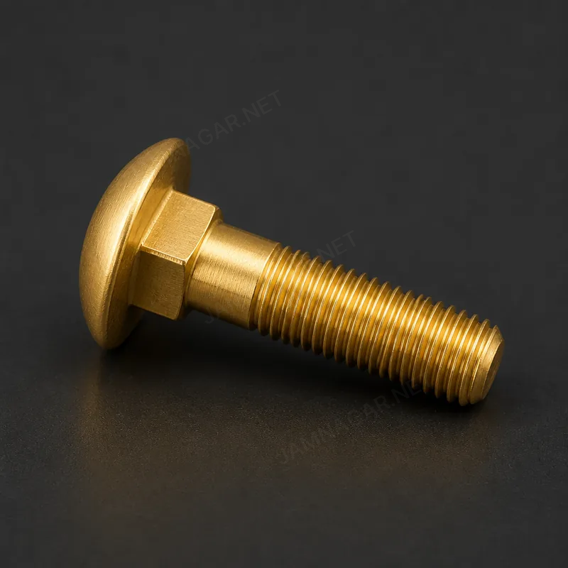 Brass Carriage Bolt — view 1