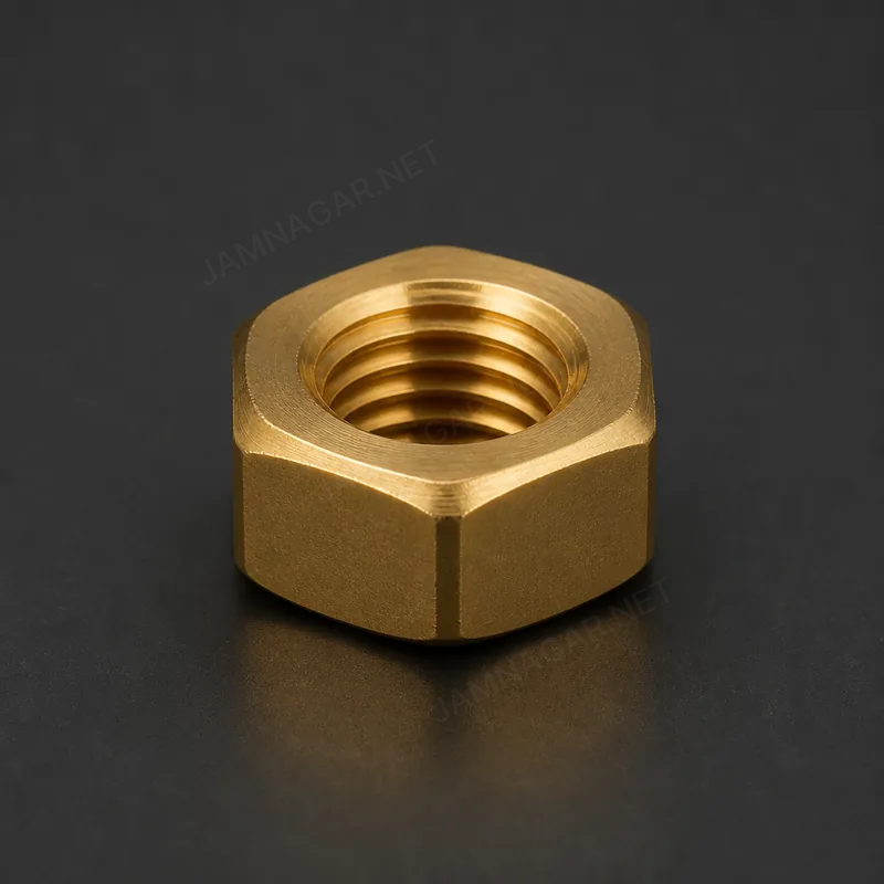 Brass Hex Nut — view 1