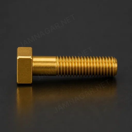 Brass Square Head Bolt — view 2