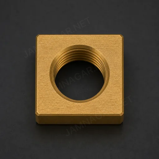 Brass Square Nut — view 3