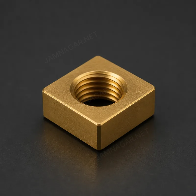 Brass Square Nut — view 1
