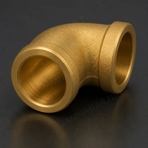 Brass Forged Elbow Blank — view 3