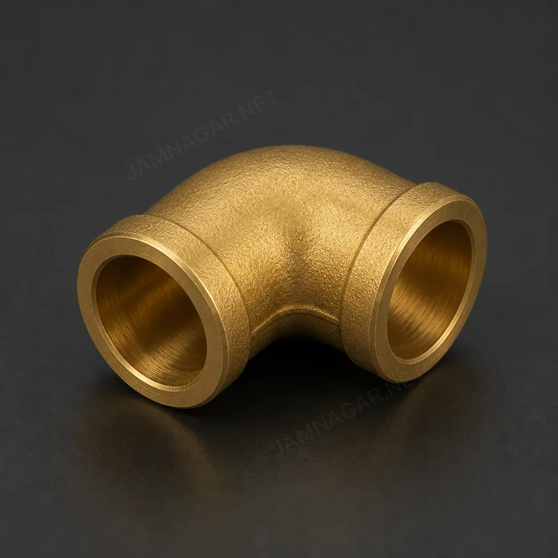 Brass Forged Elbow Blank — view 1