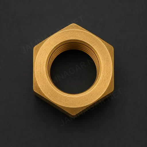 Brass Forged Nut (Heavy) — view 3
