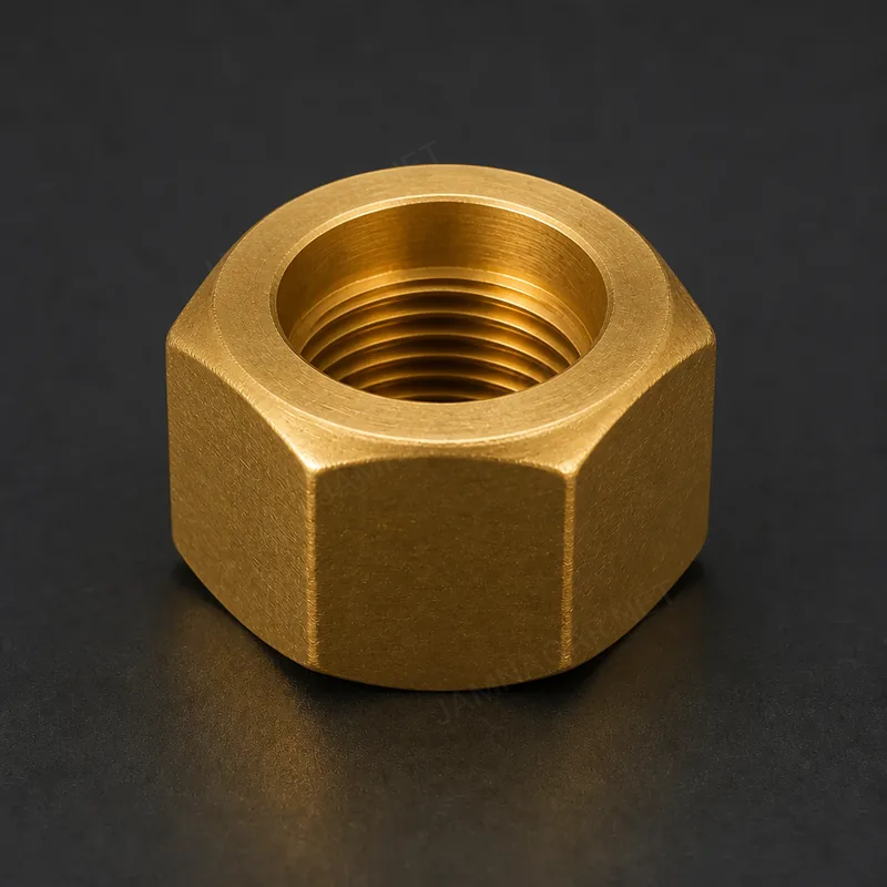 Brass Forged Nut (Heavy) — view 1