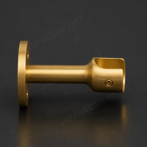 Brass Curtain Rod Bracket — view 2