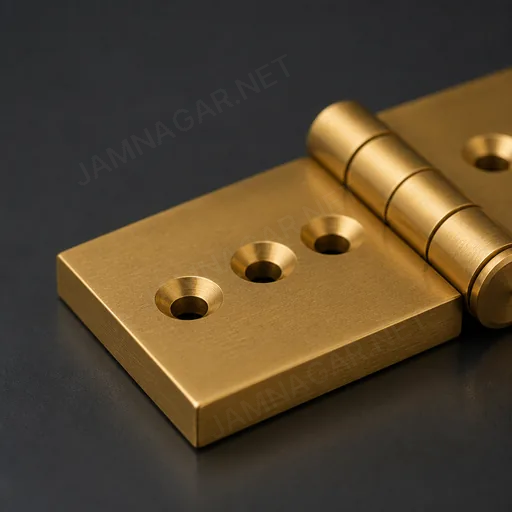 Brass Railway Hinge — view 2