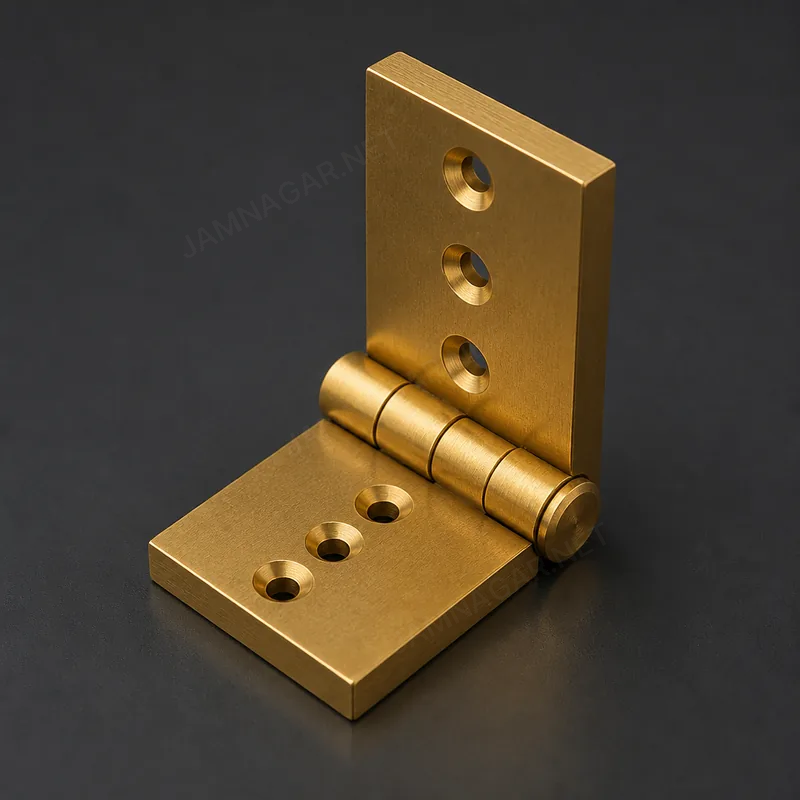 Brass Railway Hinge — view 1