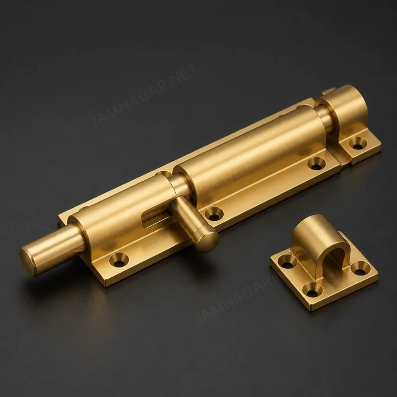 Brass Tower Bolt — view 1