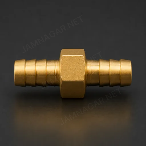 Brass Barb Coupling — view 2
