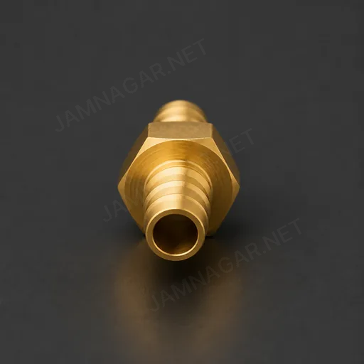 Brass Barb Coupling — view 3