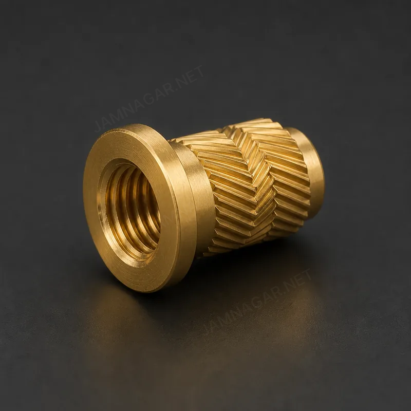 Brass Flanged Insert — view 1