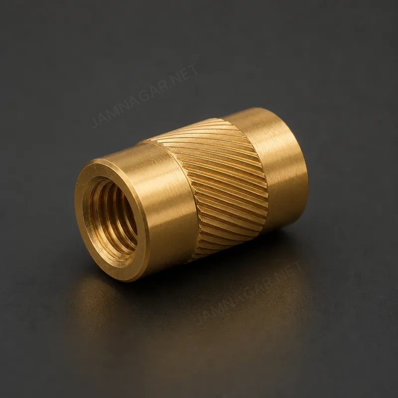 Brass Press-In Insert — view 1