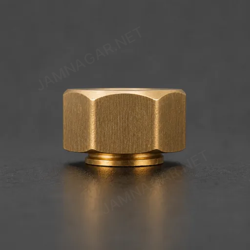 Brass Compression Nut — view 2