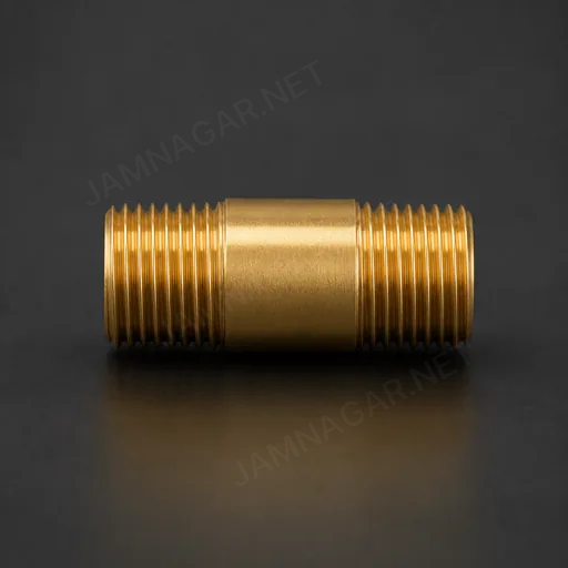 Brass Pipe Nipple — view 2