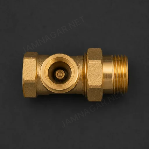 Brass Radiator Valve Part — view 3