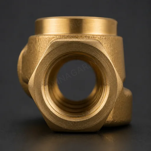 Brass Solenoid Valve Body — view 3